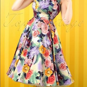 Hearts and Roses Swing Dress